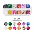 thumbnail image 2 of 24 Rejillas Mariposa Brillo de Uñas Mariposa Decoración de Uñas Lentejuelas Holográficas Mariposa Nail Art Glitter para Decoración de Uñas Decoración de Cara y Cuerpo, 2 of 5