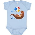 thumbnail image 3 of Inktastic Cute Otter and Beachball Boys or Girls Baby Bodysuit, 3 of 5