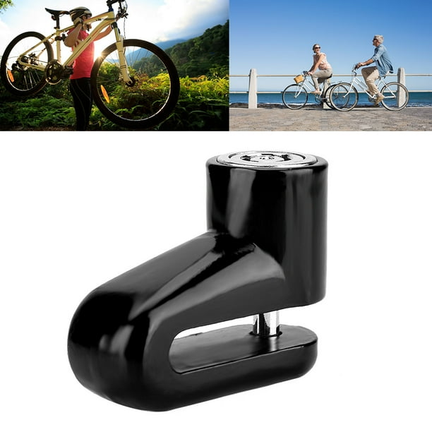 Seguridad Scooter Motocicleta, Antirrobo Bicicleta De Servicio Pesado Alarma Bicicleta Bloqueo Con Rueda De Freno Disco Rotor Bloqueo Rojo