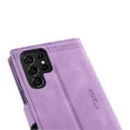 thumbnail image 2 of Splicing Wallet Case for Samsung Galaxy S22 Ultra,Wrist Strap Card Slots PU Leather Wallet Protection Case Magnetic Closure Stand Flip Case Cover for Samsung Galaxy S22 Ultra,Purple, 2 of 14