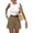 White+Dark Khaki, variant on BTFBM 2 Piece Sets for Women Summer Sleeveless Matching Short Sets Tank Crew Neck Airport Travel Outfits Pockets