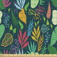 thumbnail image 2 of Ambesonne Botanical Fabric by the Yard Upholstery, Creative Abstract Nature, 10 Yards, Multicolor, 2 of 5