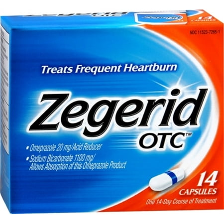 Zegerid OTC Capsules 14 Capsules (Pack of 2) (Best Otc Sinus Medicine)