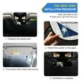 thumbnail image 2 of American Flag and Crab Car Windshield Sun Shade Foldable Car Front Window Visor Heat and UV Protection 55x27.6, 2 of 8