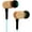 Turquoise, variant on Symphonized MTRX 2.0 Premium Genuine Wood In-ear Noise-isolating Headphones, Earbuds, Earphones with Innovative Shield Technology Cable, Mic And Volume Control (Turquoise)