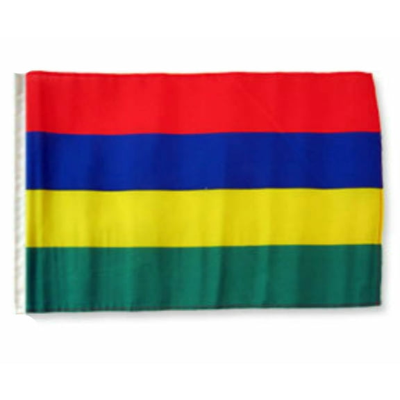 12x18 12"x18" Mauritius Sleeve Flag Boat Car Garden Premium