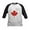 Black/White, variant on CafePress - Canada EH? Baseball Jersey - Kids Cotton Baseball Jersey, 3/4 Sleeve Shirt