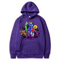 thumbnail image 2 of Rainbow Friends Roblox Chandail à Capuchon Sport Imprimé Unisexe Coton Imprimé Dessin Animé Manches Longues Col Rond Sebneei, 2 of 3