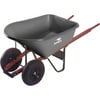 Ames 2-Wheel Poly Wheelbarrow, 6 Cu. Ft.
