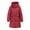 Red, variant on Pyhlmscde Women's Casual Mid Long Waisted Thick Warm Puffer Coat, Puffer Jacket Womens, Winter Coats for Women, Winter Clothing for Women