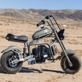 thumbnail image 5 of HOVERHEART 49cc Kids Gas Dirt Bike, 2-Stroke Gas Powered Mini Chopper Bike for Teens&Adults,Disc Brakes, 20MPH,Sand, 5 of 8