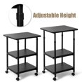 thumbnail image 4 of FASCK 3-Tier Adjustable Printer Stand, Rolling Printer Cart with 2 Storage Shelves, Mobile Machine Stand Storage Rack for Home Office, 4 of 7