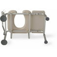 Medline Padded Transfer Bench with Commode Opening
