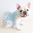 thumbnail image 6 of HQREA Dog Tutu Dress for French Bulldog Summer Princess Tulle Dress for Pug Corgi Vest Skirt Mesh Puppy Clothes Girls, 6 of 6