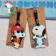 thumbnail image 5 of Etiqueta de identificación de equipaje creativa de Snoopy, accesorios de viaje, etiqueta decorativa para equipaje con dibujos animados de Snoopy y Charlie Brown, 5 of 5