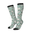 thumbnail image 2 of Balery Hand Drawn Chickens Printed Novelty Socks Men's Women's Crew Socks Sports Socks Knee High Socks Cotton Socks Quirky and Cool Socks, 2 of 9