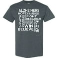 thumbnail image 3 of Inktastic Alzheimers Awareness Support Slogan T-Shirt, 3 of 5