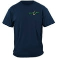 thumbnail image 2 of Striped Bass Fish Beyond The Break Fishing 100% Cotton Navy T-Shirt 4X-Large, 2 of 2