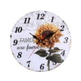 thumbnail image 2 of dajkiuy Clearance 30cm European Retro Rustic Sunflower Wall Clock Home Living Room Decoration Wall Clock, 2 of 4