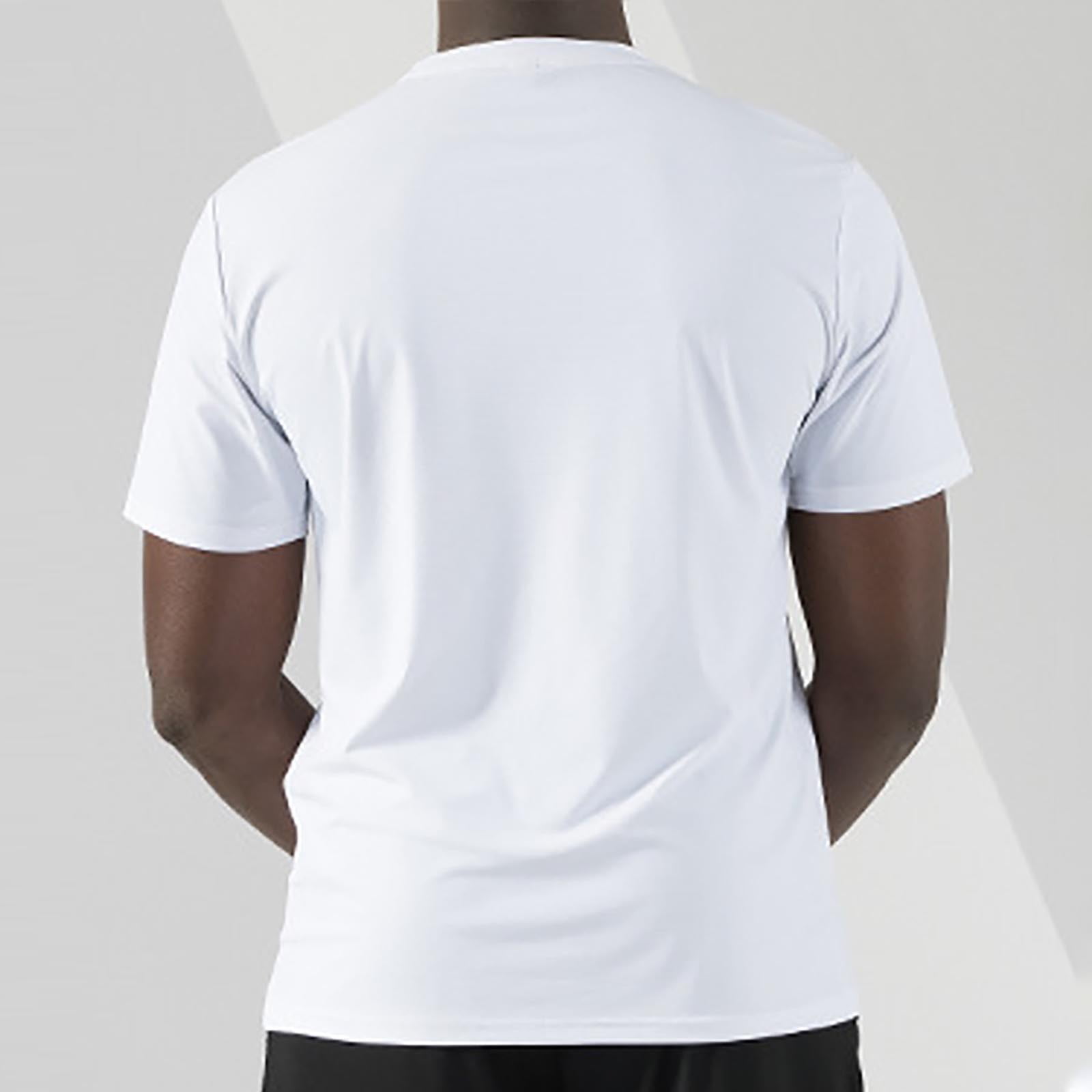 nouveau t-shirt de compression hommes jogger tricoté t-shirt