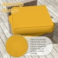 thumbnail image 3 of Kimunuk 9Pcs Outdoor Slipcovers for Cushions, Waterproof Patio Cushion Replacement Covers with Zipper for 4-Seat Patio Furniture Set, Yellow, 3 of 6