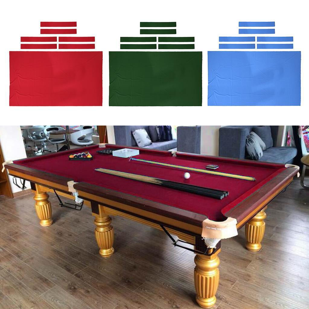 Premium Wool Blend Pool Table Felt Billiard Cloth for Table Cushion 8ft Red 