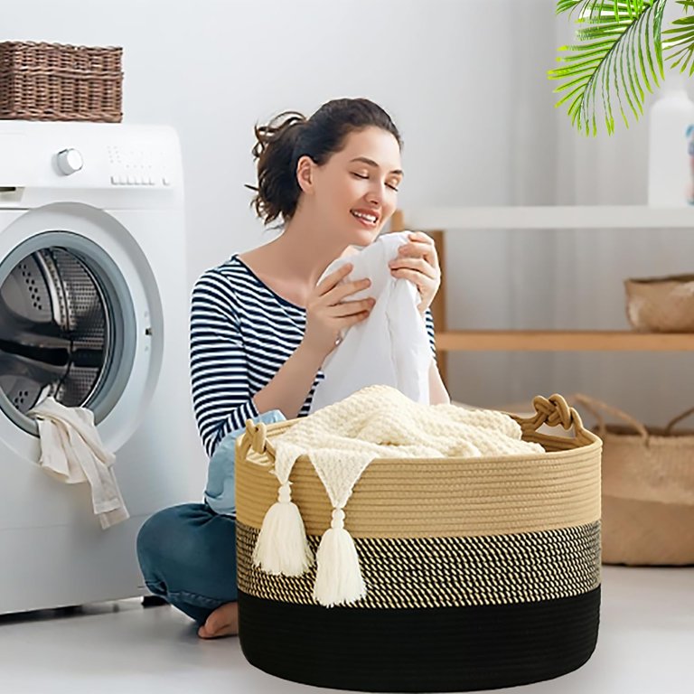 CubesLand Pink Laundry Basket,Laundry Hamper Basket Bin For