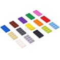 thumbnail image 3 of 2x4 Dots Base Plate 100PCS Building Blocks Bulk Parts Create Educational DIY MOC Bricks 3020 Compatible All Major Brand WHITE, 3 of 6
