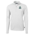 thumbnail image 2 of Men's Cutter & Buck White UNC Wilmington Seahawks Big & Tall Virtue Eco Pique Recycled Quarter-Zip Pullover Top, 2 of 3