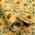 thumbnail image 1 of Papel de regalo MAYPLUSS Kraft Sunflowers 43x1005 cm, 1 of 7