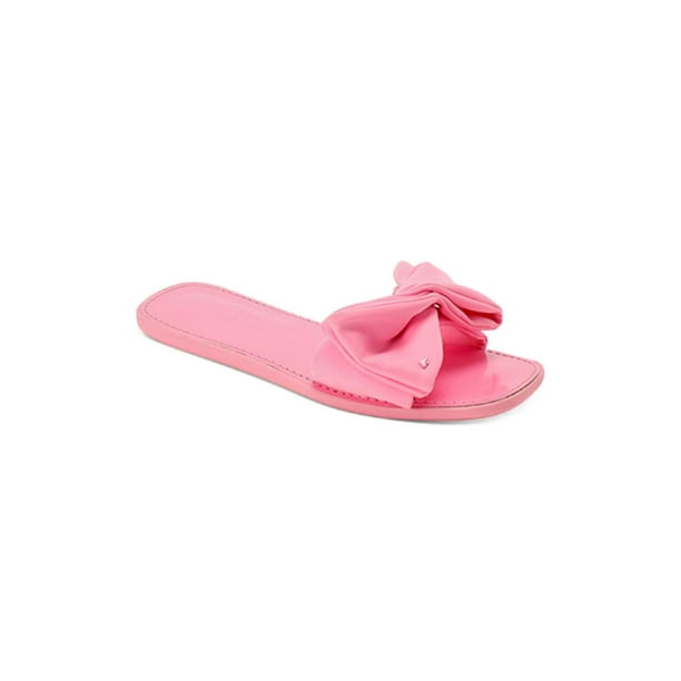 Kate Spade New York Womens Bikini Bow Slide Sandals Pink  Medium (B,M) -  