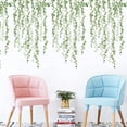 thumbnail image 1 of String of Pearls Vine Peel Wall Sticker, Waterproof PVC and Plants Wall Sticker Home Decor for Sofa Background Living Office Room Kid Bedroom Kitchen Nursery Room Decorations（FX-C09）, 1 of 7