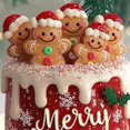 thumbnail image 7 of Opvise Christmas Acrylic Pendant Ceramic Mug Gingerbread Ornament 10cm Holiday Hanging Decoration Single Two Three Pack, 7 of 7