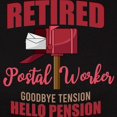 thumbnail image 3 of CafePress - Retired Postal Worker Funny Postman Hello T Shirt - Women's Traditional Fit Dark T-Shirt, 3 of 4