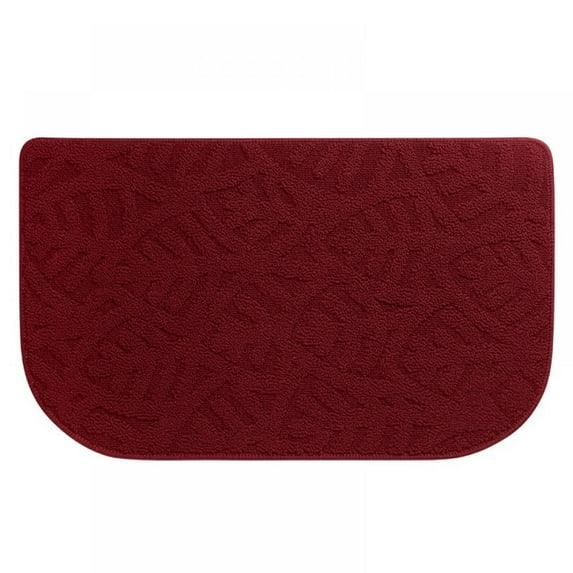 Indoor Doormat,Absorbent Front Back Door Mat Floor Mats For Home Entrance Rug,Low-Profile Inside Floor Door Mat (Red 30*18")
