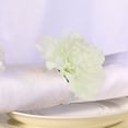 thumbnail image 4 of QIPOPIQ Chrysanthemum Charm Napkin Rings | Perfect for Weddings, Banquets, Birthdays, Mother's Day and Easter, 4 of 6