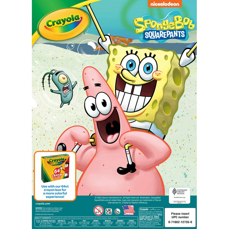 Crayola Nickelodeon SpongeBob SquarePants Giant Coloring Book, 1 Count -  Ralphs
