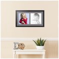 thumbnail image 2 of ArtToFrames Collage Photo Picture Frame with 2 - 11x11 Openings, Framed in Black with Pewter and Black Mats (CDM-3926-40), 2 of 8