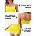 thumbnail image 4 of ORUYROP Débardeurs en Coton avec Bretelles Spaghetti Réglables Couche Cami Col Rond S - 5X, 4 of 7
