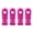 Pink, variant on 4pack Bicycles Tyre Valves Caps Universals Valves Caps Threaded Caps for Enhancing Air Retention