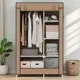 thumbnail image 6 of BAOKALER Closet Organizers and Storage, Hanging Closet Organization, Non-Woven Fabric Clothing Storage for Home Bedroom Living Room, Coffee, 6 of 16