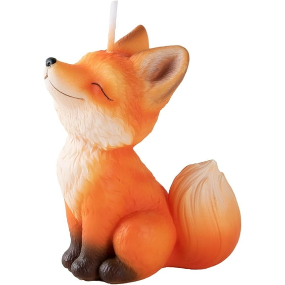 Fox Birthday Candle Cake Topper for Birthday Party Baby Shower