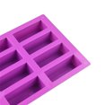 thumbnail image 3 of 12 Grids Rectangle Cake Mold Chocolate Cookie Biscuits Bread Muffin Baking Silicone Mould Tray, 3 of 9