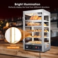 thumbnail image 4 of WeChef 600W 5-Shelf Commercial Food Warmer 15" Countertop Catering Pizza Display Case, 4 of 9