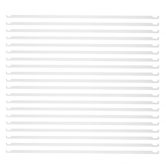 LAMIRO 20 Pcs File Cabinet Hanging Folder Rails Divider Rods Office White