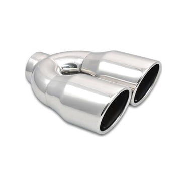 Dual 3.00In Double Wall Angle Driver Side/Left Ss Exhaust Tip 2.50In Id ...