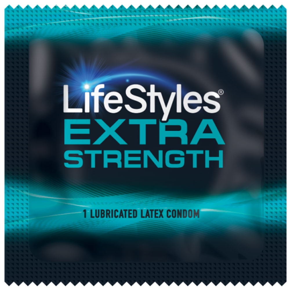 LifeStyles Extra Strength Condoms, 100-Count + Yabai Personal Lubricant