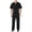 Black, variant on TOPTIE Coverall for Men Short Sleeve, Work Jumpsuit Zip Up Coverall for Mechanics, Khaki Coverall