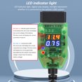 thumbnail image 3 of Probador de batería automotriz Yeacher conector OBD de corriente de voltaje Digital dual, 3 of 8
