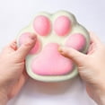 thumbnail image 5 of Taba Squeeze Toys Handmade Cat Paw Squeeze, 4 Inches Big FuFu Squeeze Paw, Cute Soft Squeeze Fidget Toys Squeeze Toys for Stress Relief (Pink), 5 of 8